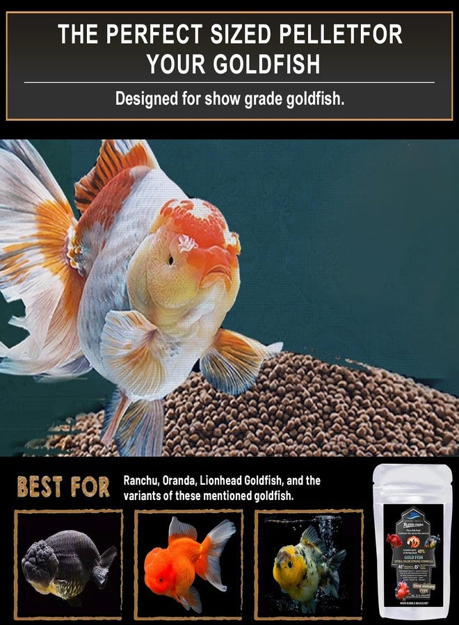 Bubble Magus Sinking Goldfish Food, Color Enhancing, Balanced Diet, All Natural Ingredients, Clear Water Formula, Slow Sinking Gold Fish Pellets, Goldfish Ultra Color （2oz） - Image 5